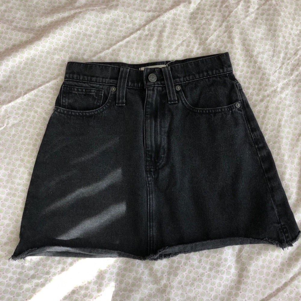 Madewell Denim High-waisted Mini Skirt